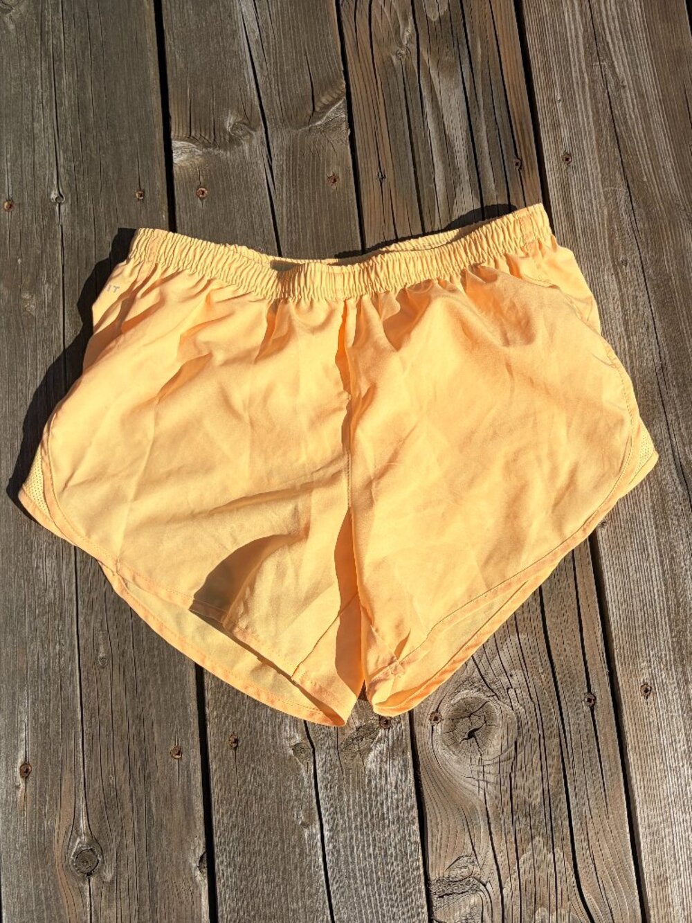 Nike Dri-Fit Neon Orange Shorts Size S